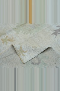 9x14 Oushak Pattern Shining White Hemp Rug. 282,440 - Turkish Carpet Rug  $i