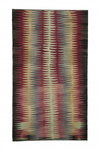 Turkish Kilim Rug Abstract Turkish Kilim 5x9 160,276