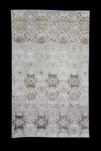 Abstract Turkish Oushak Rug 4x7 Feet 122,197 - Oushak Rug $i