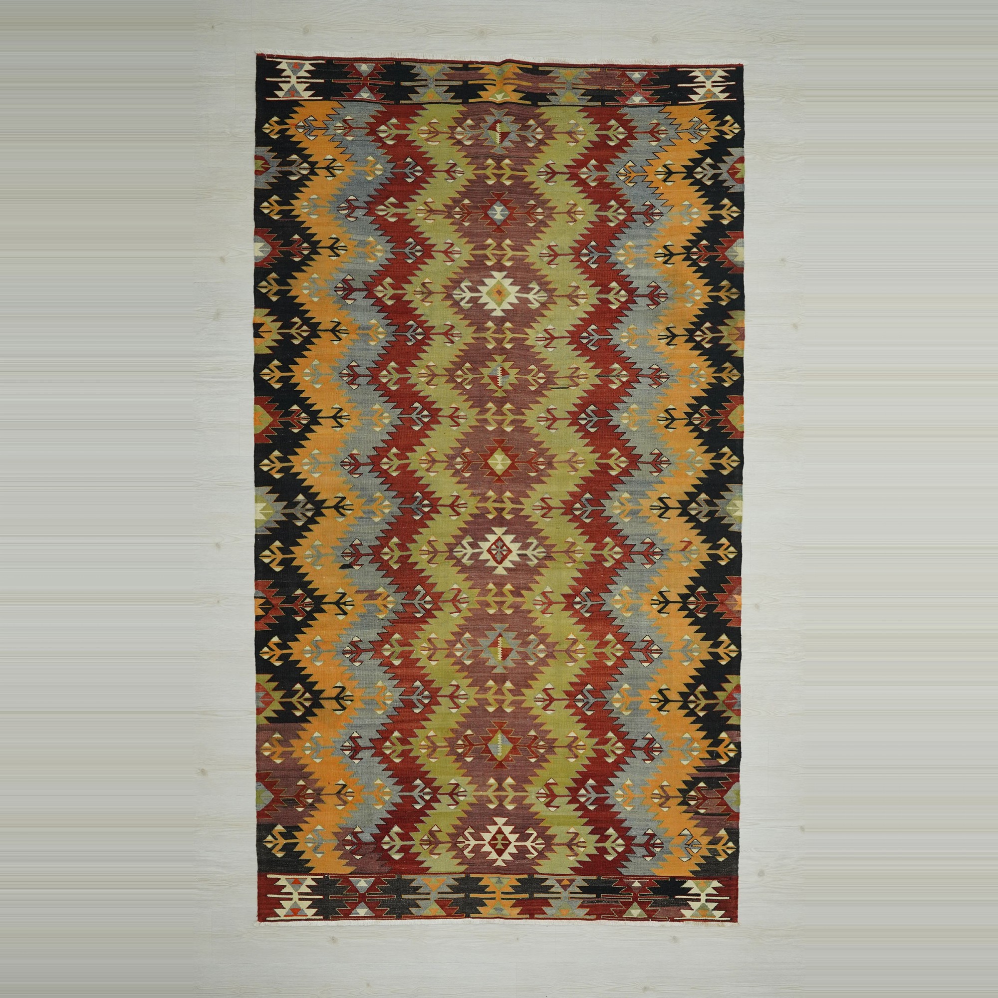 Afyon Avsar Turkish Kilim Rug 6x10 Feet  170,300 - Turkish Kilim Rug