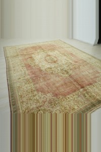 Anique Old Pirimitive Oushak Carpet Rug 9x11 260,344 - Turkish Carpet Rug  $i