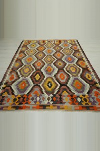 Antalya Barak Kilim Rug Sun Faded. 170,220 - Turkish Kilim Rug  $i