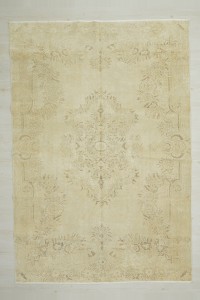 Antique Oushak Area Rug 6x9 Feet 194,283 - Oushak Rug $i