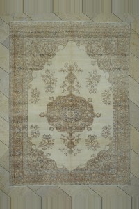 Antique Oushak Rug 7x9 Feet 196,265 - Oushak Rug $i