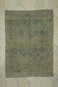 Turkish Kilim Rug Antique Turkish Kilim Rug 7x9 Feet 198,275
