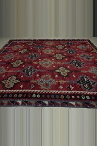 Antique Turkish Kilim Wool Rug 10x11 308,340 - Turkish Kilim Rug $i