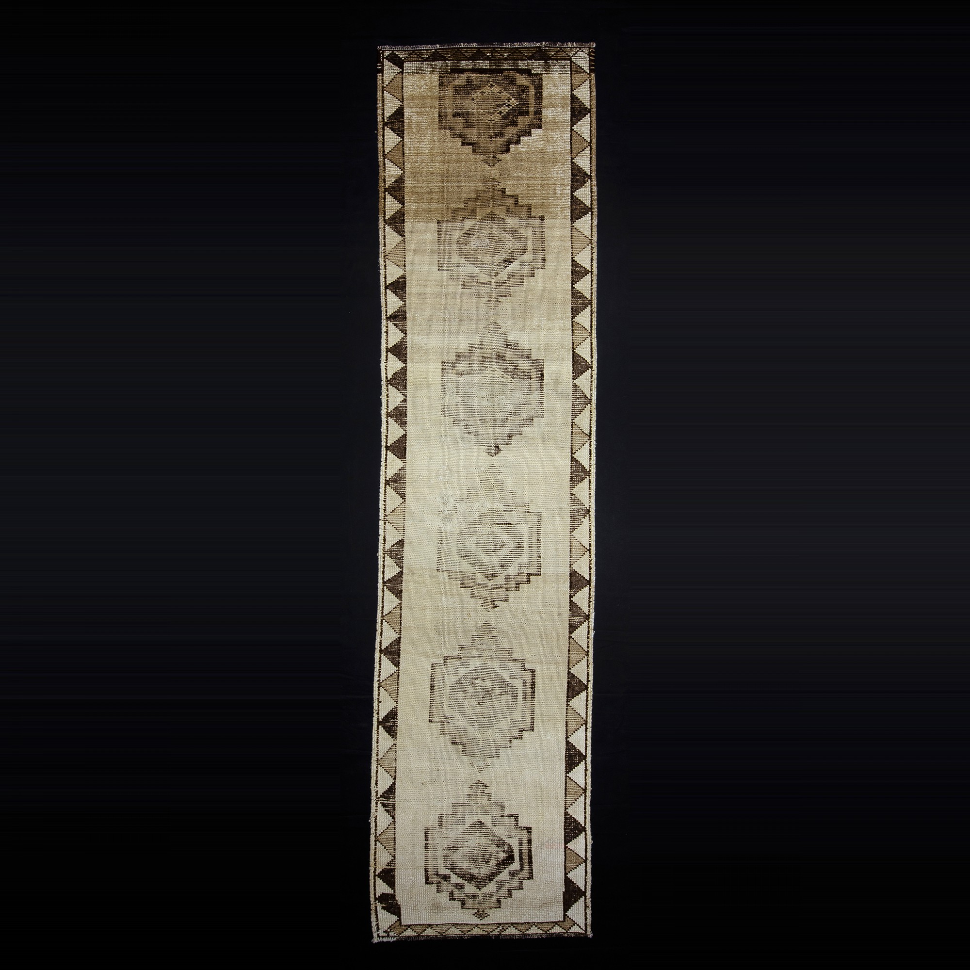 Antique Turkish Runner Rug 3x13 Feet 92,380 - Turkish Rug Runner