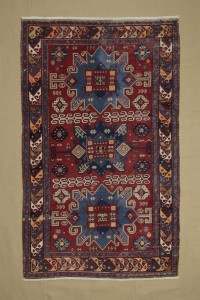 Turkish Carpet Rug Antique Turkuman Carpet Rug 4x7 115,215
