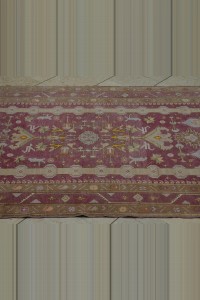 Antique Turkuman Derbent Carpet Rug 4x7 128,218 - Turkish Carpet Rug  $i