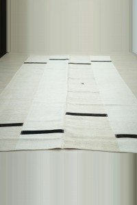 Art Deco Hemp Kilim Rug 7x10 Feet 214,298 - Turkish Hemp Rug $i