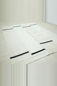 Art Deco Hemp Kilim Rug 7x10 Feet 214,298 - Turkish Hemp Rug $i