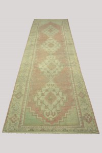 Art Deco Oushak Rug Runner 3x10 Feet 89,315 - Turkish Rug Runner  $i