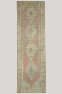 Art Deco Oushak Rug Runner 3x10 Feet 89,315 - Turkish Rug Runner  $i