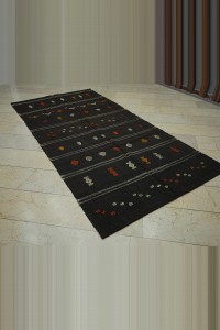 Authentic Motif Goat Hair Rug 5x10 Feet 143,298 - Goat Hair Rug $i