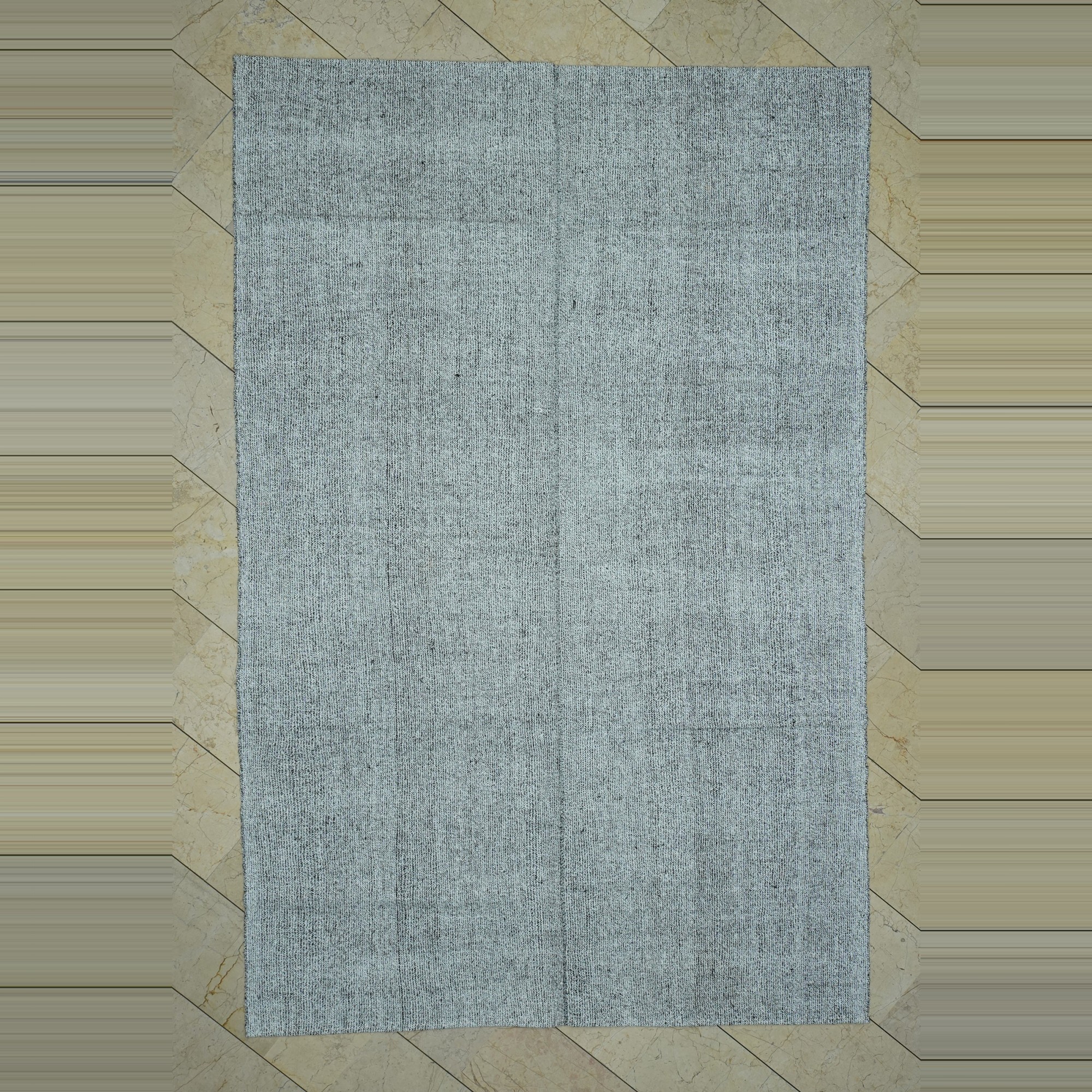 Authentic Turkish Grey Rug 6x10 Feet 188,288 - Grey Turkish Rug