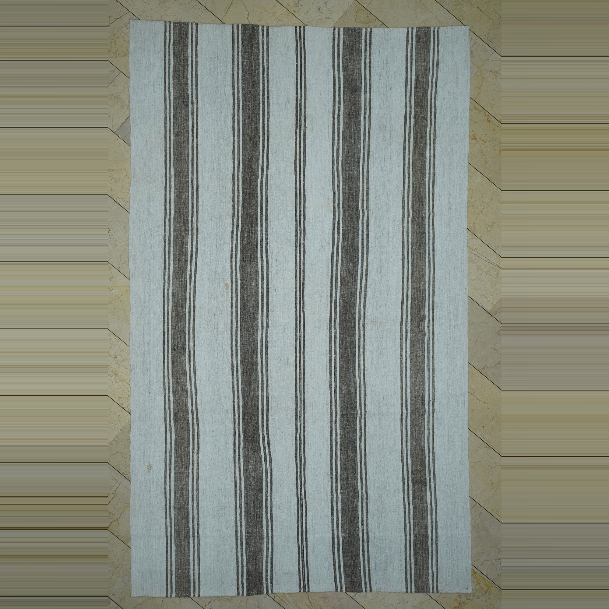 Authentic Turkish Grey Rug 7x11 Feet 202,342 - Grey Turkish Rug