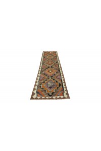Aztec Kilim Runner Rug 3x10 Feet 89,318 - Turkish Rug Runner $i
