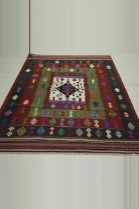 Balikkesir Dursunbey Kilim Rug Sun Faded 114,148 - Turkish Kilim Rug  $i