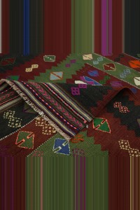 Balikkesir Dursunbey Kilim Rug Sun Faded 114,148 - Turkish Kilim Rug  $i