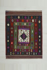 Turkish Kilim Rug Balikkesir Dursunbey Kilim Rug Sun Faded 114,148