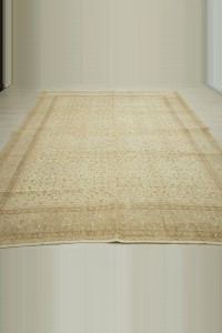 Beige and Brown Oushak Rug 7x10 Feet 222,315 - Oushak Rug $i