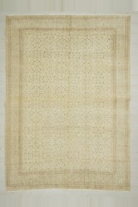 Beige and Brown Oushak Rug 7x10 Feet 222,315 - Oushak Rug $i