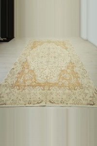 Beige and Yellow Oushak Rug 6x11 Feet 194,342 - Oushak Rug $i