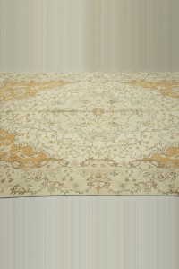 Beige and Yellow Oushak Rug 6x11 Feet 194,342 - Oushak Rug $i