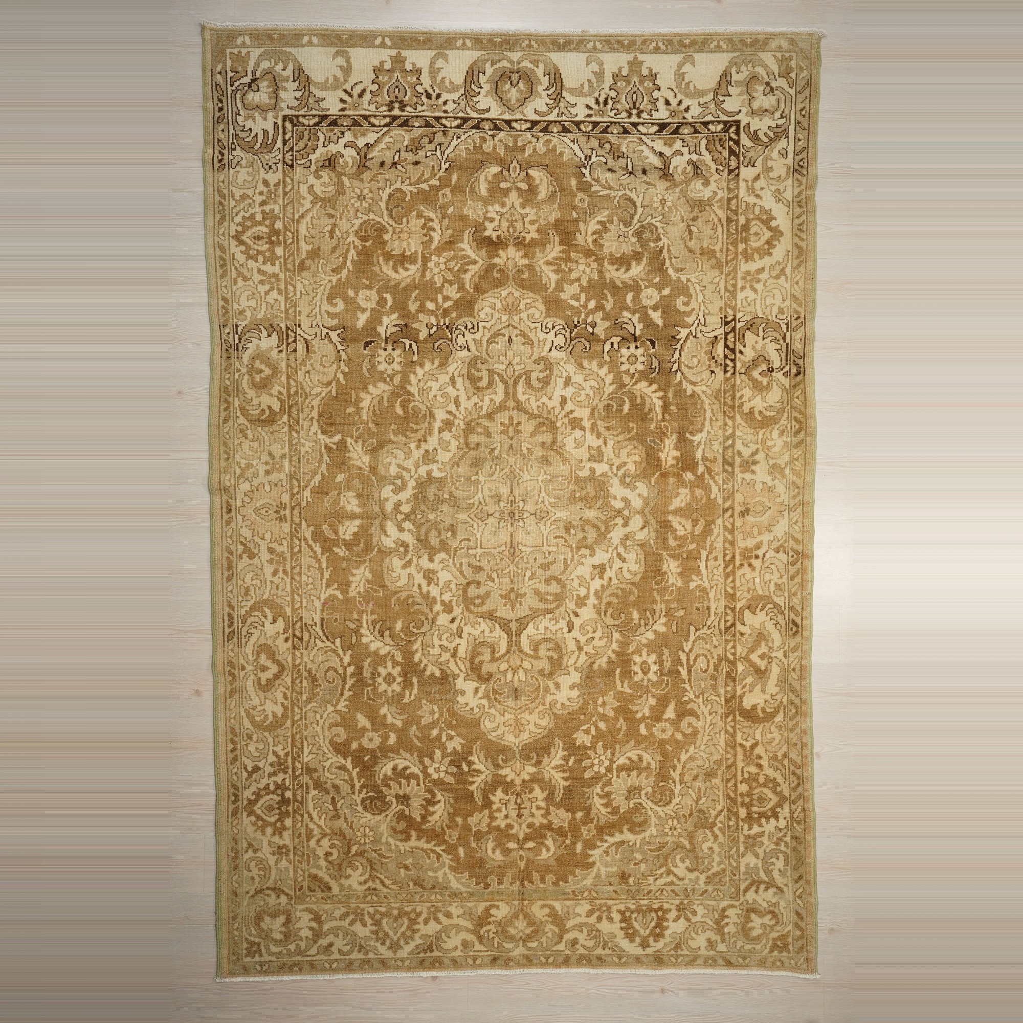 Beige Brown Large Kars Carpet Rug 6.8x10.5 207,320 - Turkish Carpet Rug