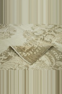 Beige Brown Oushak Carpet Rug 6x9 Feet 190,279 - Oushak Rug $i