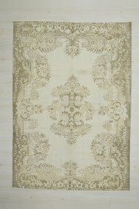 Beige Brown Oushak Carpet Rug 6x9 Feet 190,279 - Oushak Rug $i