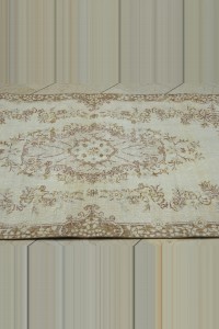 Beige Brown Oushak Rug 4x7 Feet 118,198 - Oushak Rug $i