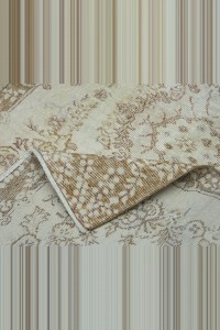 Beige Brown Oushak Rug 4x7 Feet 118,198 - Oushak Rug $i