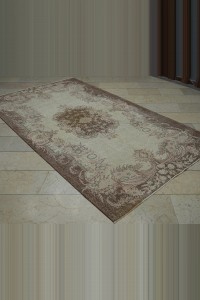 Beige Brown Oushak Rug 5x9 Feet 166,287 - Oushak Rug  $i