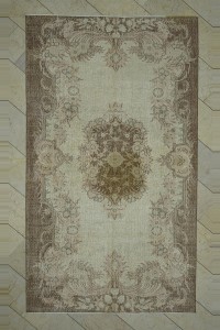 Beige Brown Oushak Rug 5x9 Feet 166,287 - Oushak Rug  $i