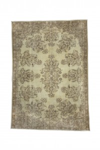 Beige Brown Oushak Rug 7x10 Feet 219,312 - Oushak Rug $i