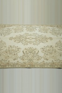 Beige Brown Oushak Rug 7x11 Feet 204,332 - Oushak Rug $i