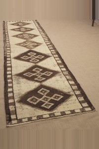 Beige Brown Rug Runner 3x10 Feet 85,307 - Turkish Rug Runner $i