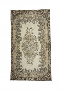 Beige Brown Turkish Oushak Rug 5x9 Feet 160,281 - Oushak Rug $i