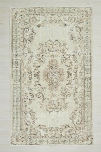 Beige Oushak Rug 5x8 153,247 - Oushak Rug  $i
