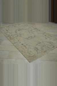 Beige Oushak Rug 6x9 Feet 170,285 - Oushak Rug $i