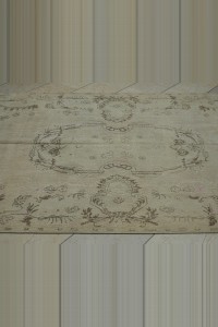 Beige Oushak Rug 6x9 Feet 170,285 - Oushak Rug $i