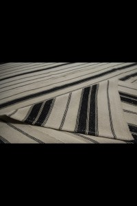 Black And White Oversized Turkish Wool Kilim Rug 10x15 Feet  313,470 - Turkish Natural Rug  $i