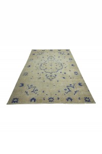 Blue Beige Oushak Carpet Rug 5x8 Feet  166,257 - Oushak Rug  $i