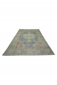 Blue Vintage Oushak Carpet Rug 7x10 Feet  214,312 - Oushak Rug  $i