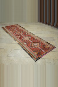 Bohemian Kilim Rug Runner 3x10 Feet 100,296 - Turkish Rug Runner  $i