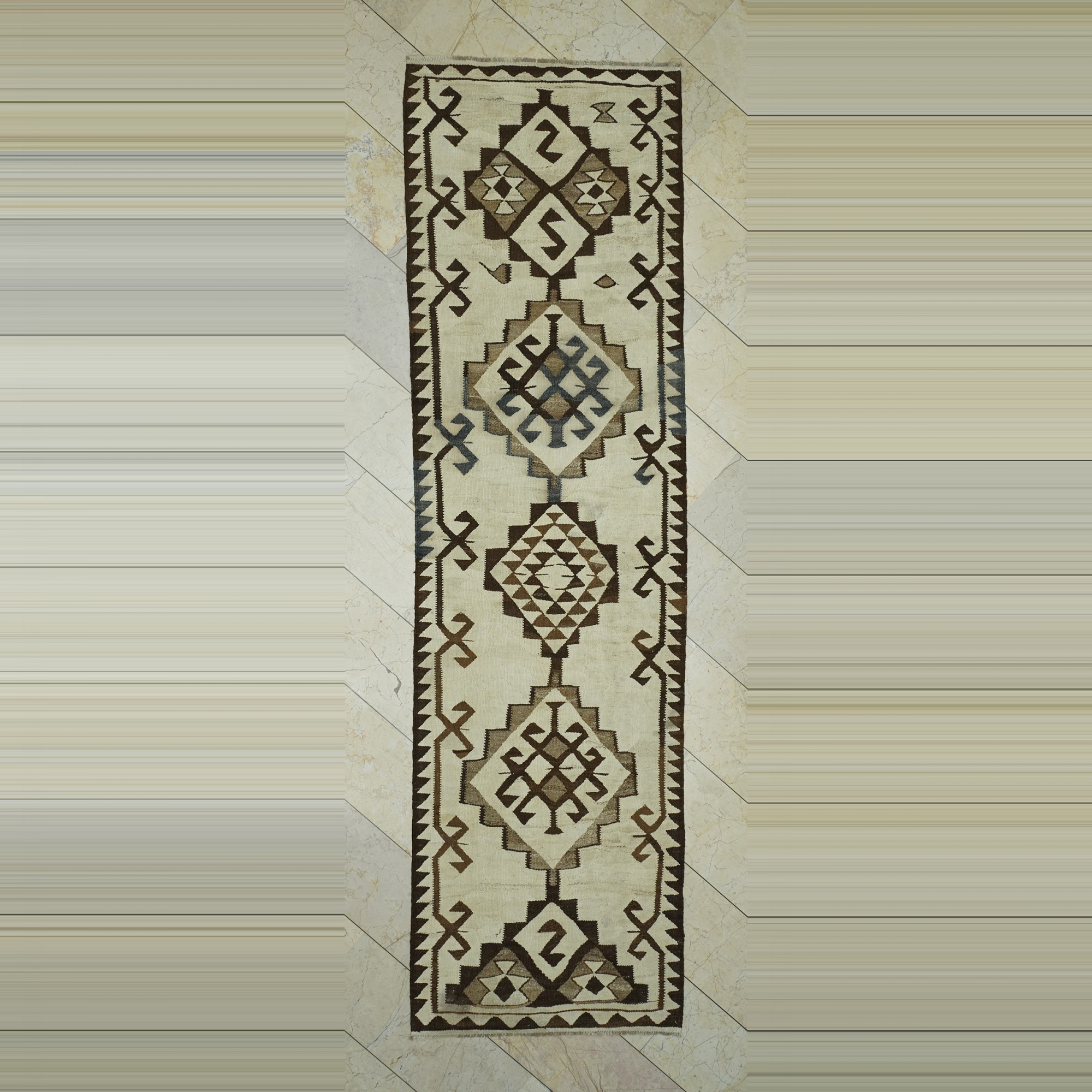 Bohemian Turkish Rug Runner 3x11 Feet 96,342 - Turkish Rug Runner
