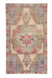 Turkish Carpet Rug Boho Oushak Rug 4x7 Feet 125,215