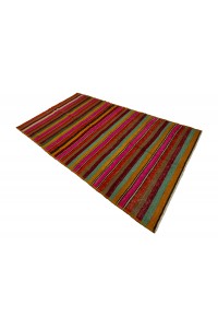 Bright Striped Kilim Rug 6x10 Feet 177,312 - Turkish Kilim Rug  $i