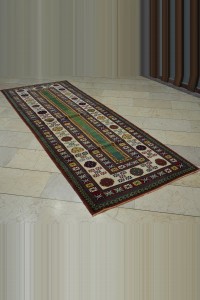 Bright Turkish Carpet Rug Runner 4x9 Feet 106,287 - Turkish Rug Runner  $i